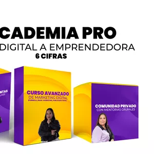 Imagen de portada para Curso online ACADEMIA PRO: DE MAMÁ DIGITAL A EMPRENDEDORA 6 CIFRAS