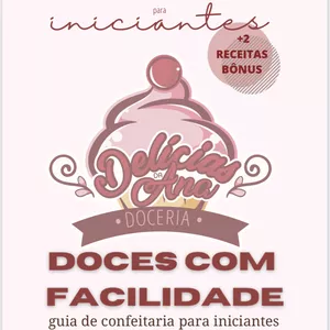 Imagem de capa para o Ebook Confeitaria para Iniciantes 