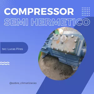 Imagem de capa para o Ebook Analise em compressor semi herméticos + Tipos de manutenção 