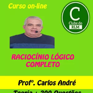 Imagem de capa para o Curso online Raciocínio Lógico Matemático - RLM Completo para Concursos Públicos