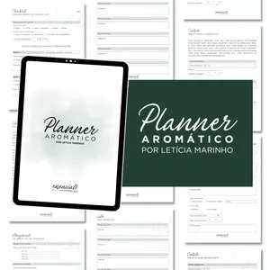 Imagem de capa para o Ebook Planner Aromático
