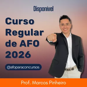 Imagem de capa para o Curso online Curso Regular de AFO 2026