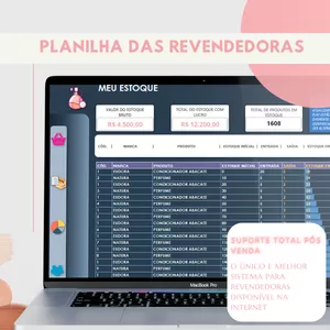 Imagem de capa para o Curso online Planilha Revendedoras e Consultoras-Beauty Control☑