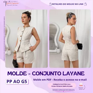Imagem de capa para o Curso online Molde Conjunto Layane