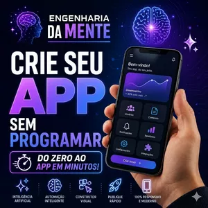 Imagem do curso CRIE SEM APP  SEM SER PROGRAMADOR -APP DESCOMPLICADO