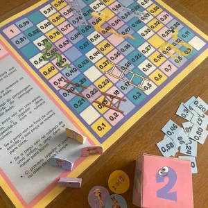 Imagem de capa para o Ebook Jogo das cobras dos números decimais 