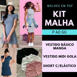 Imagem de capa para o Curso online Kit de moldes em malha