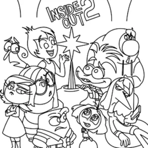 Imagem de capa para o Ebook DIVERTIDAMENTE PARA COLORIR 