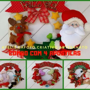  Combo de Apostilas  - Ateliê Cafofo Criativo  - 4 Apostilas de Natal