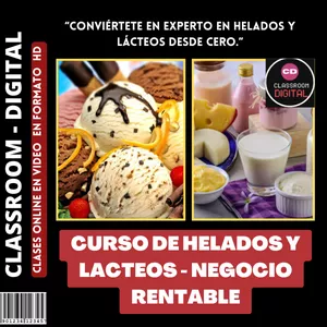 Imagen de portada para Curso online CURSO DE  HELADOS Y LÁCTEOS - NEGOCIO RENTABLE + BONUS DE OBSEQUIO