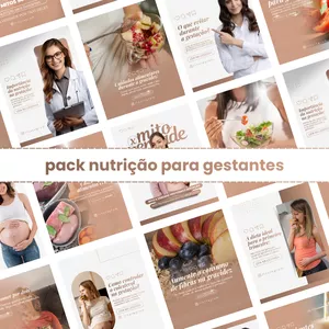 PACK CANVA NUTRIÇÃO PARA GESTANTES