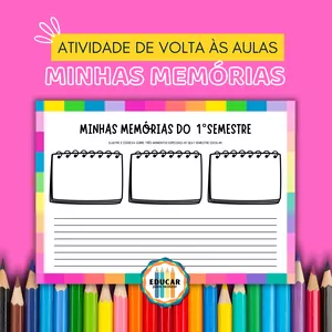 Imagem de capa para o Curso online Minhas Memórias 1° Semestre