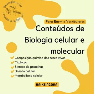 Imagem de capa para o Ebook Material para aulas de Biologia celular e molecular