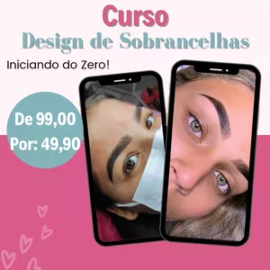 Imagem de CURSO DESING DE SOBRANCELHAS " INICIANDO DO ZERO!" criado por Viviane de Oliveira Lacerda noroes na hotmart