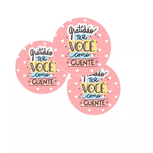 Imagem de capa para o Curso online Tag de Agradecimento 100un - Papel Offset 180g com 4cm