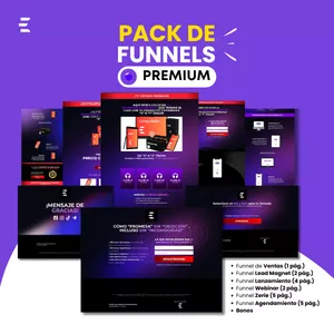 Imagen de portada para Curso online Pack de Funnels Premium