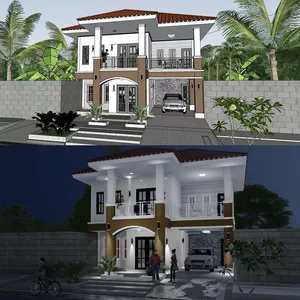 Imagen de portada para Ebook Planos de Casa colonial 10x15m
