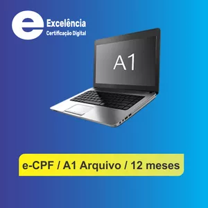 Imagem de capa para o Curso online Certificado Digital e-CPF A1 Emissão por Videoconferência