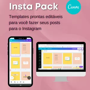 Insta pack templates para o seu feed por Ludimila  Oliveira