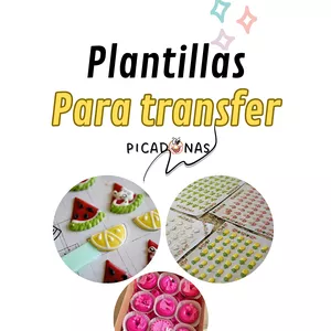 Imagen de portada para Ebook Ebook de plantillas para transferir con royal icing o chocolate 