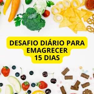 Imagem de capa para o Ebook DESAFIO DIÁRIO PARA EMAGRECER 15 DIAS