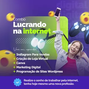 Curso Combo de Cursos Para Lucrar Na Internet