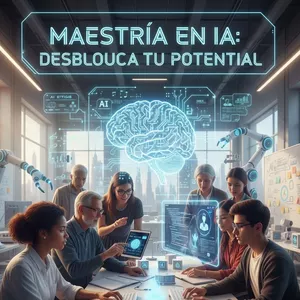 Imagen de portada para Ebook Aprende a usar la IA sin ser programador