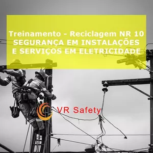 Imagem do curso Técnico de Segurança do Trabalho - Treinamento - Reciclagem NR 10 SEGURANÇA EM INSTALAÇÕES E SERVIÇOS EM ELETRICIDADE