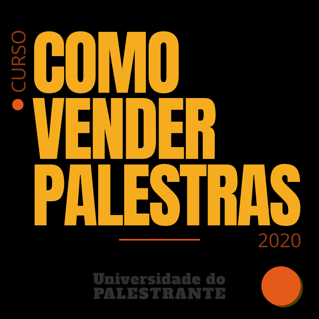 Imagem do curso COMO VENDER PALESTRAS 2020