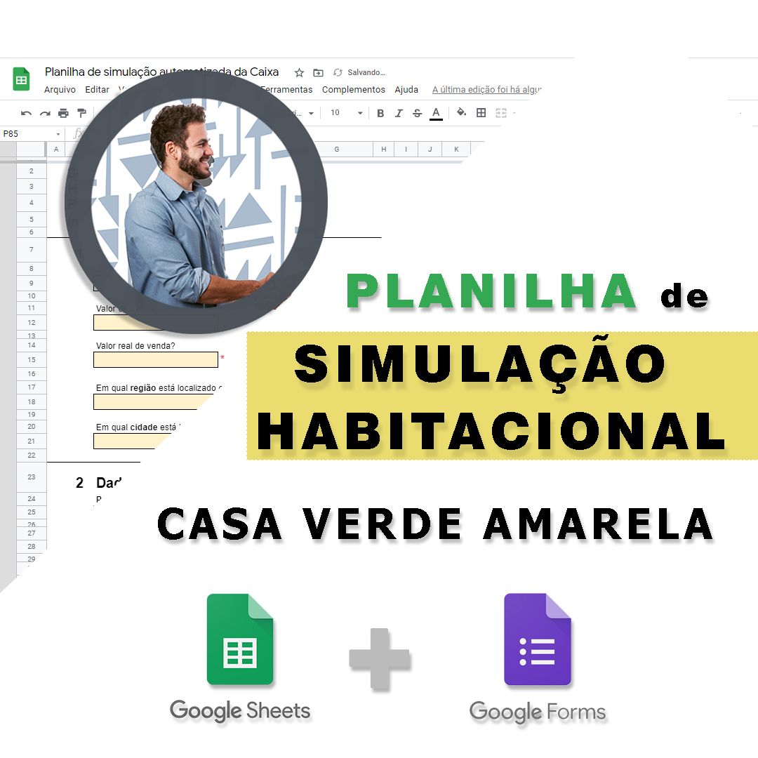 Imagem do curso [+Consultoria] Planilha Simulação Habitacional Casa Verde Amarela