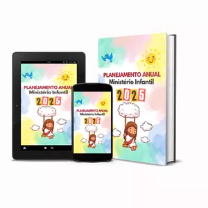 Imagem de capa para o Ebook Planejamento anual para Ministério Infantil 2025