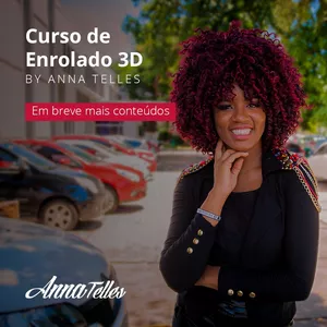 Técnica e aplicação de cabelo orgânico ( Enrolado 3D ) 