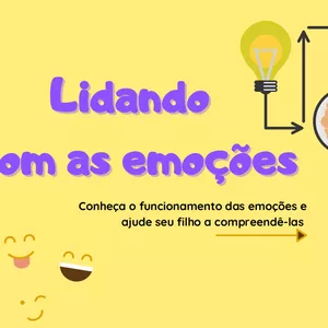Imagem de capa para o Ebook Regulando emoções em crianças 