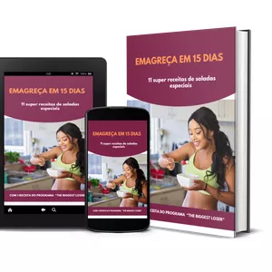 Imagem de capa para o Ebook Emagreça em 15 dias