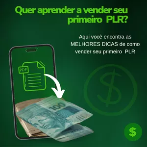 Imagem de capa para o Ebook Melhores dicas de como vender seu primeiro PLR 