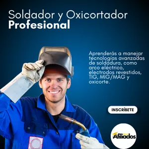 Imagen de portada para Curso online ▶ Soldador y Oxicortador Profesional