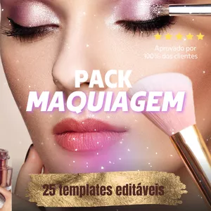 Imagem de capa para o Ebook PACK AMAZING 25 Templates Editáveis de Alta Qualidade no Canva