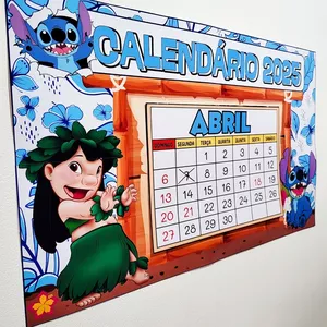 Imagem de capa para o Ebook CALENDÁRIO 2025 LILO E STITCH 