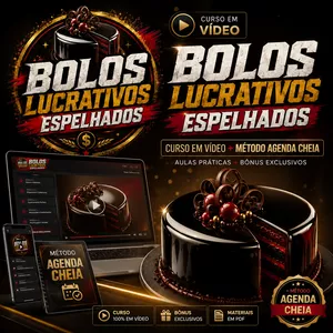 Imagem do curso Bolos Lucrativos Espelhados