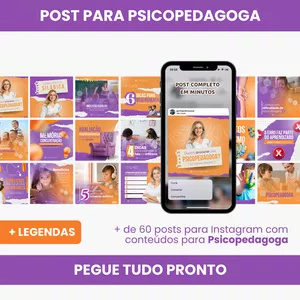 Imagem do curso PACK PARA PSICOPEDAGOGA