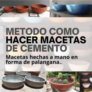 Imagen de portada para Ebook METODO COMO HACER MACETAS DE CEMENTO