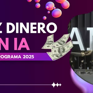 Imagen de portada para Curso online Haz Dinero con IA