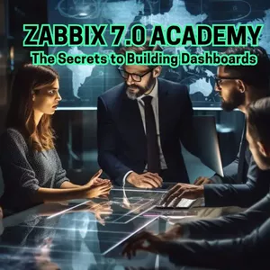 Imagem de capa para o Curso online 02.02- Zabbix 7.0 Academy: The Secrets to Building Dashboards.