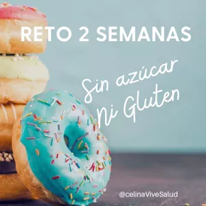 Imagen de portada para Curso online Reto 2 semanas / 10 días, Sin azúcar Ni Gluten.