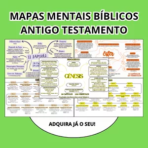 Imagem de capa para o Ebook Mapa Mental Antigo Testamento 