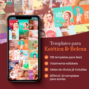 Imagem de capa para o Curso online Templates Estética & Beleza 