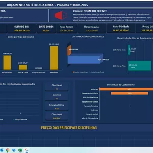 Imagem de OrçaBuild - Sistema de Orçamentos de Obras em Excel criado por Hércules Loyola na hotmart