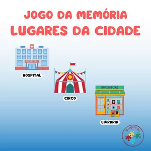 Imagem de capa para o Curso online Jogo da Memória - Lugares da Cidade
