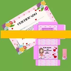 Imagem de capa para o Ebook CERTIFICADO E CAIXINHA - DIA DA MULHER