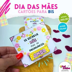 Imagem de capa para o Ebook CARTÕES PARA BIS AMOR - DIA DAS MÃES